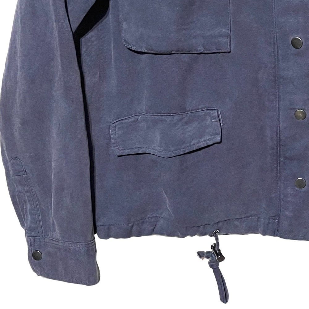 Rails Navy Halifax Drawstring Zip Front Jacket Size Small - Picture 8 of 16